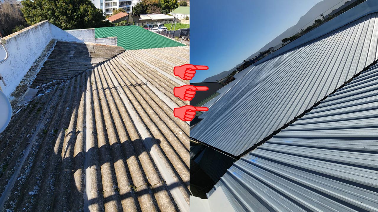 asbestos roof replacement in cape town